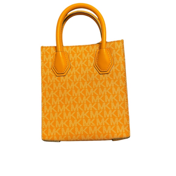 Michael Kors Mercer Shopper Tote XS Logo and Leather Crossbody SO Honeyc… - Picture 3 of 9